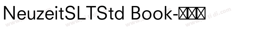 NeuzeitSLTStd Book字体转换